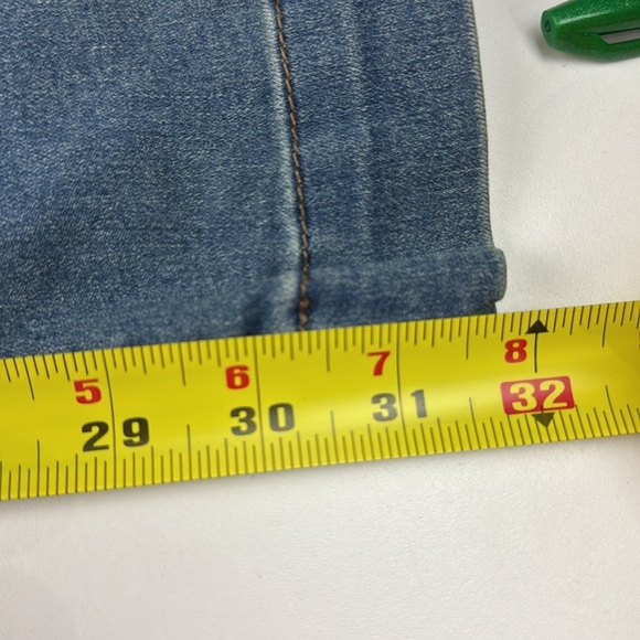 Free People Women's Flared Bell Bottom Blue Jeans size 24 - Picture 8 of 12